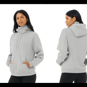 Alo yoga Protection hoodie in Dove Grey
